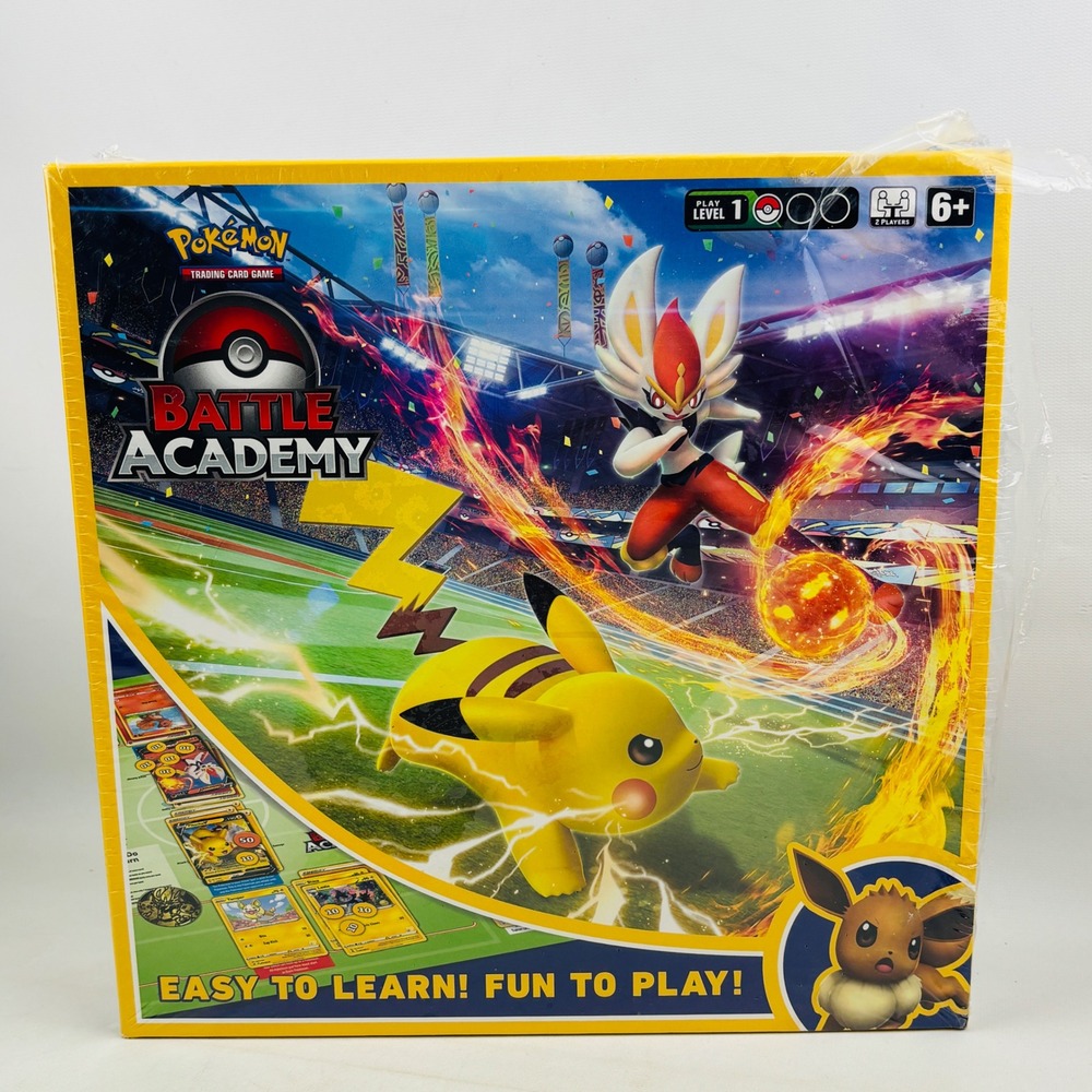 Pokemon TCG Battle Academy Trading Card Game‎ 2022 Pikachu Eevee Cinderace New